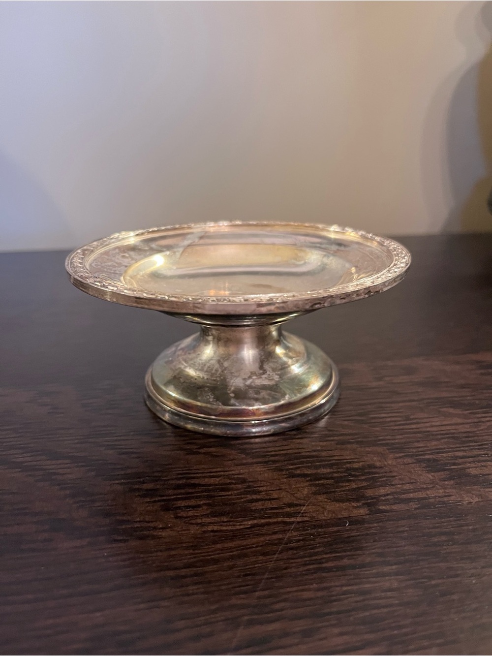 Vintage International Silver Soldered Commodore Perry Hotel Toledo Compote Dish